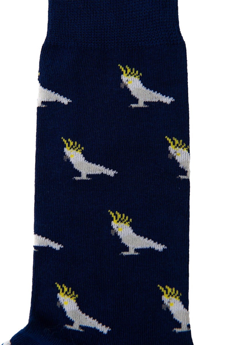 AUSCUFFLINKS Cockatoo Socks For Him & Her | Fun Bird Lover Gift Socks - Quirky Novelty Present for Dad & Mum - One Size - Image 2